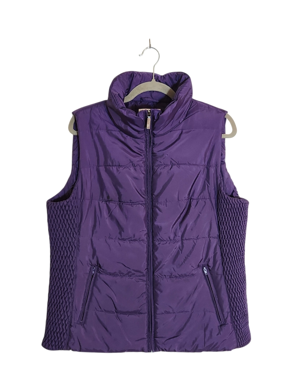 Liz Claiborne Purple Quilted Vest Size XL